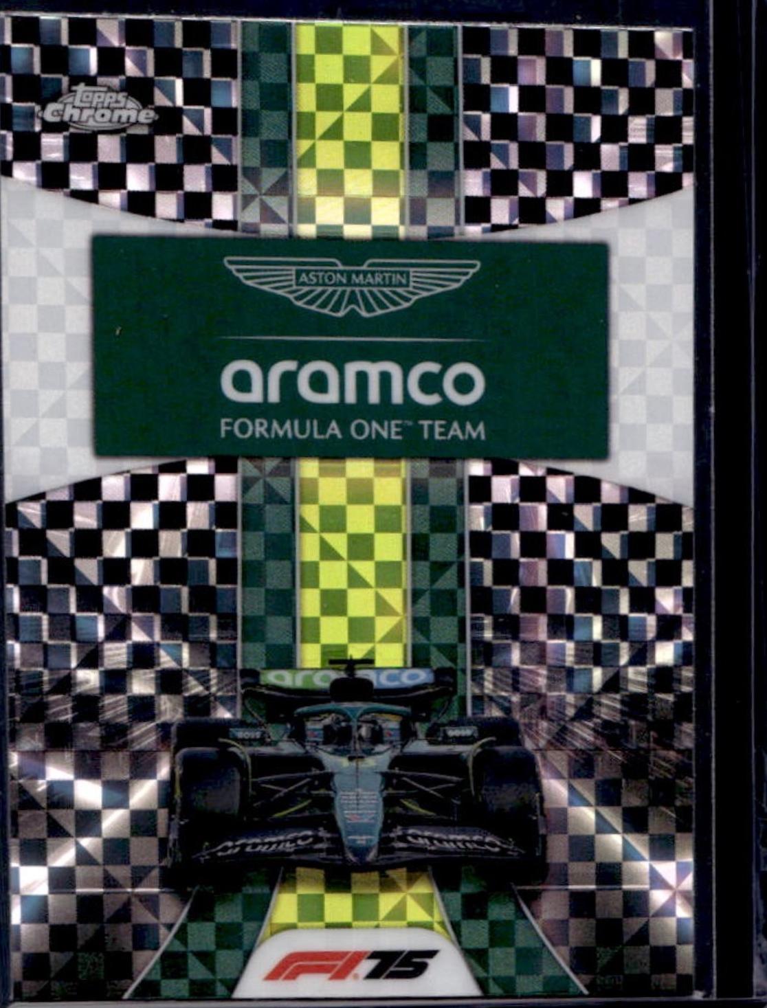 Aston Martin Aramco [Checker Flag Refractor] #178