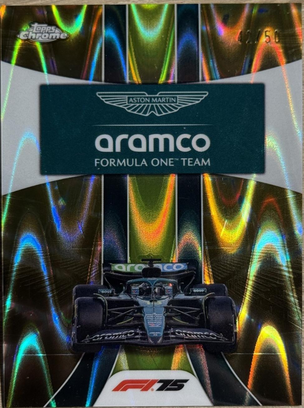 Aston Martin Aramco [Gold RayWave Refractor] #178
