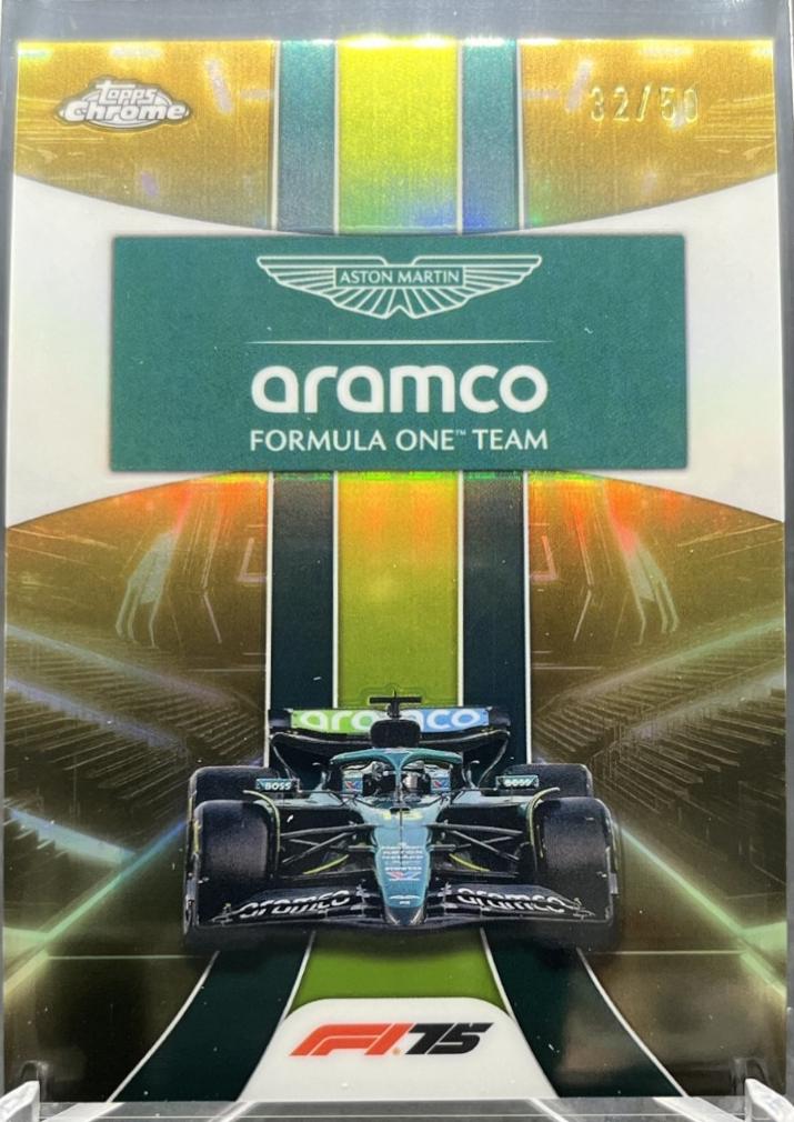 Aston Martin Aramco [Gold Refractor] #178