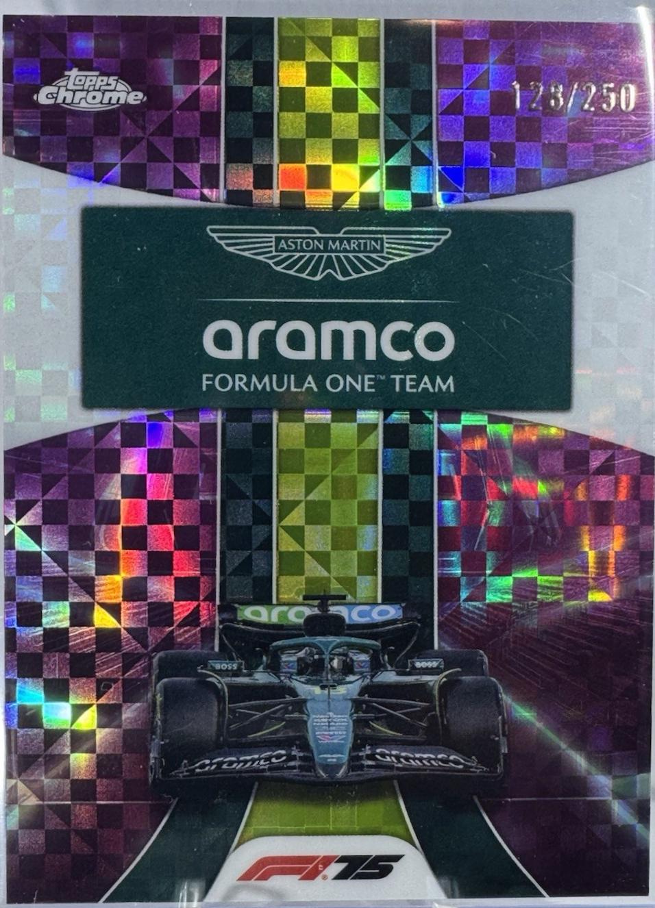 Aston Martin Aramco [Pink Checker Flag Refractor] #178