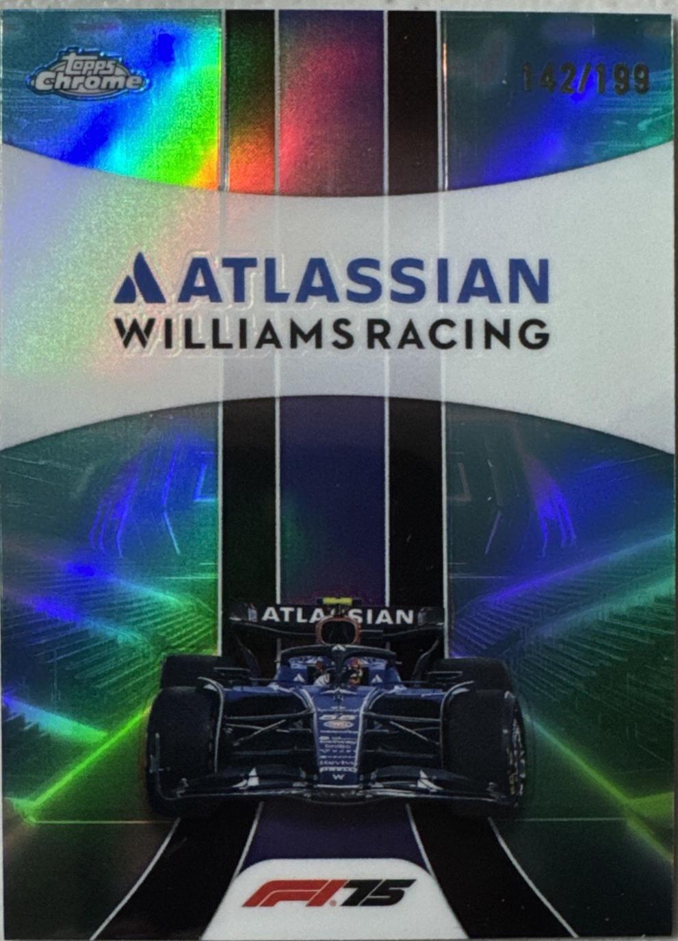 Atlassian Williams Racing [Aqua Refractor] #182