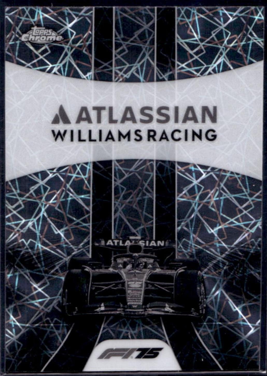 Atlassian Williams Racing [Black White Lazer Refractor] #182
