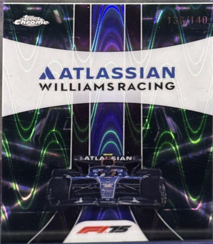 Atlassian Williams Racing [Green RayWave Refractor] #182