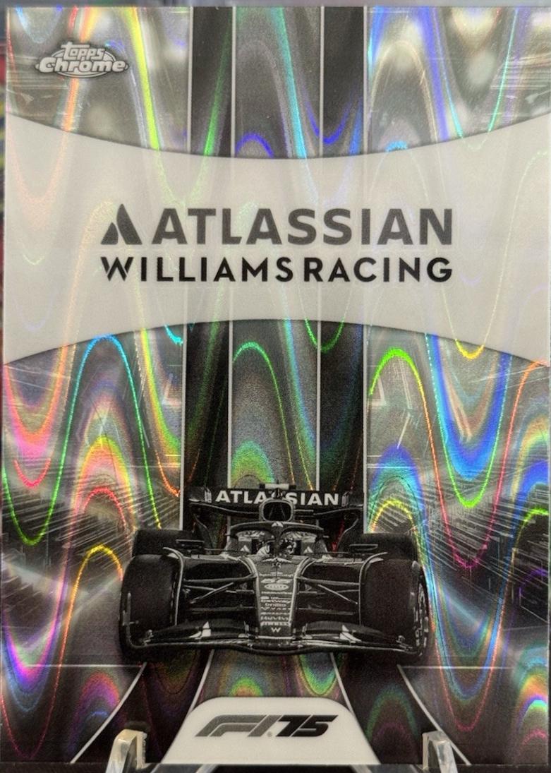 Atlassian Williams Racing [Orange RayWave Refractor] #182