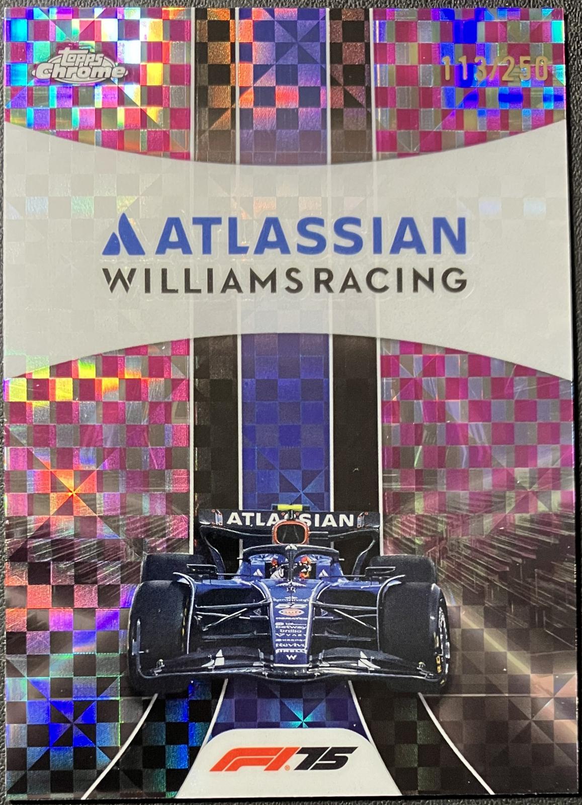 Atlassian Williams Racing [Pink Checker Flag Refractor] #182