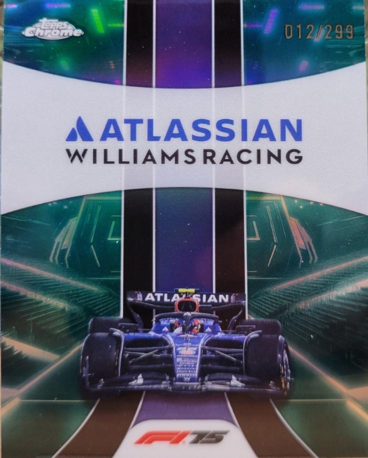 Atlassian Williams Racing [Teal Refractor] #182