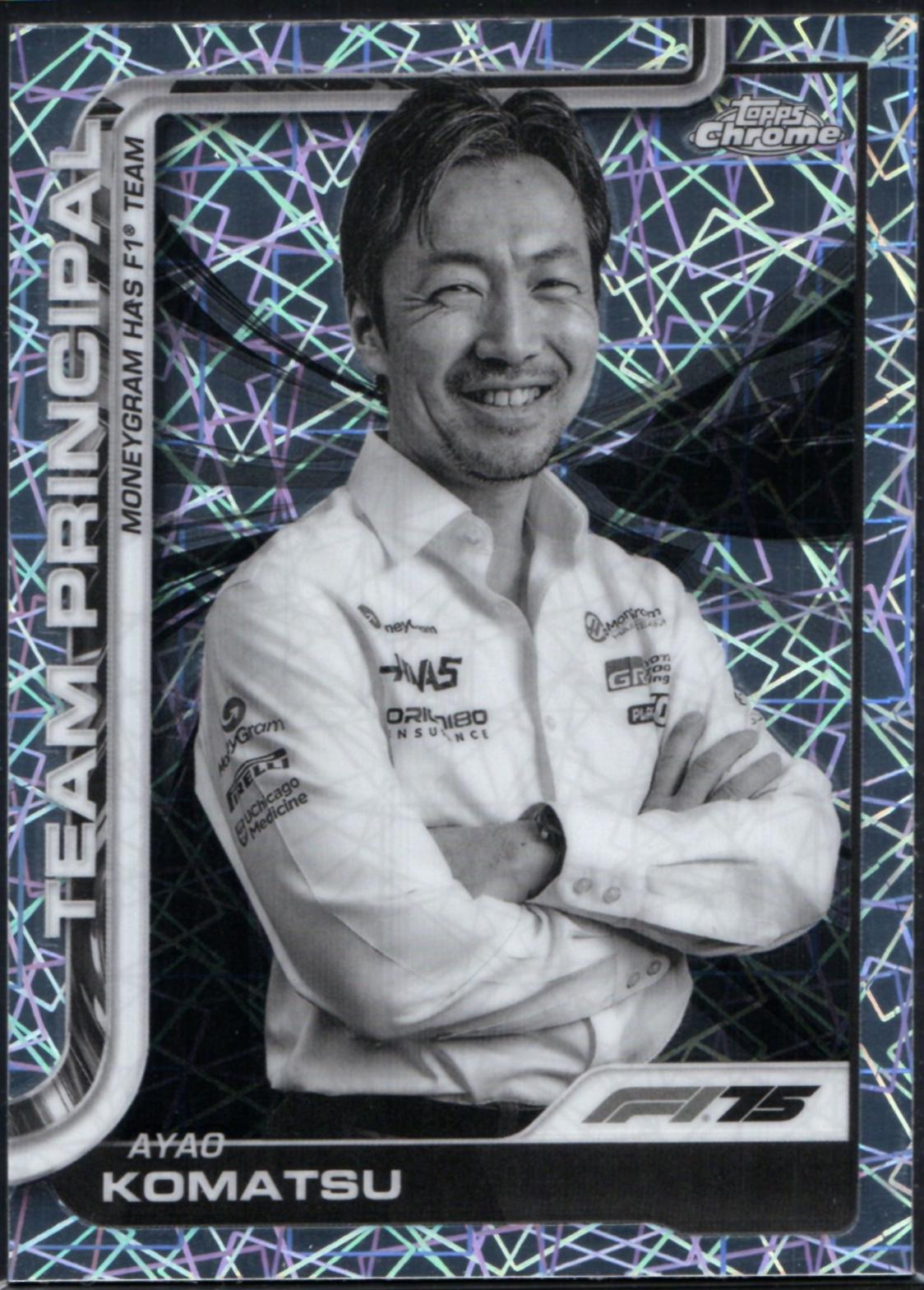 Ayao Komatsu [Black White Lazer Refractor] #198