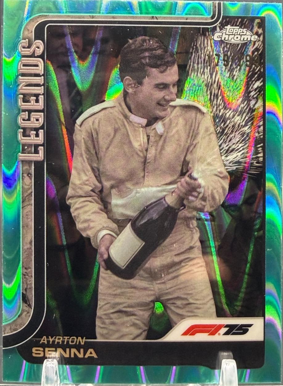 Ayrton Senna [Aqua Refractor] #162