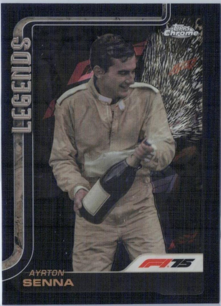 Ayrton Senna [Black Refractor] #162