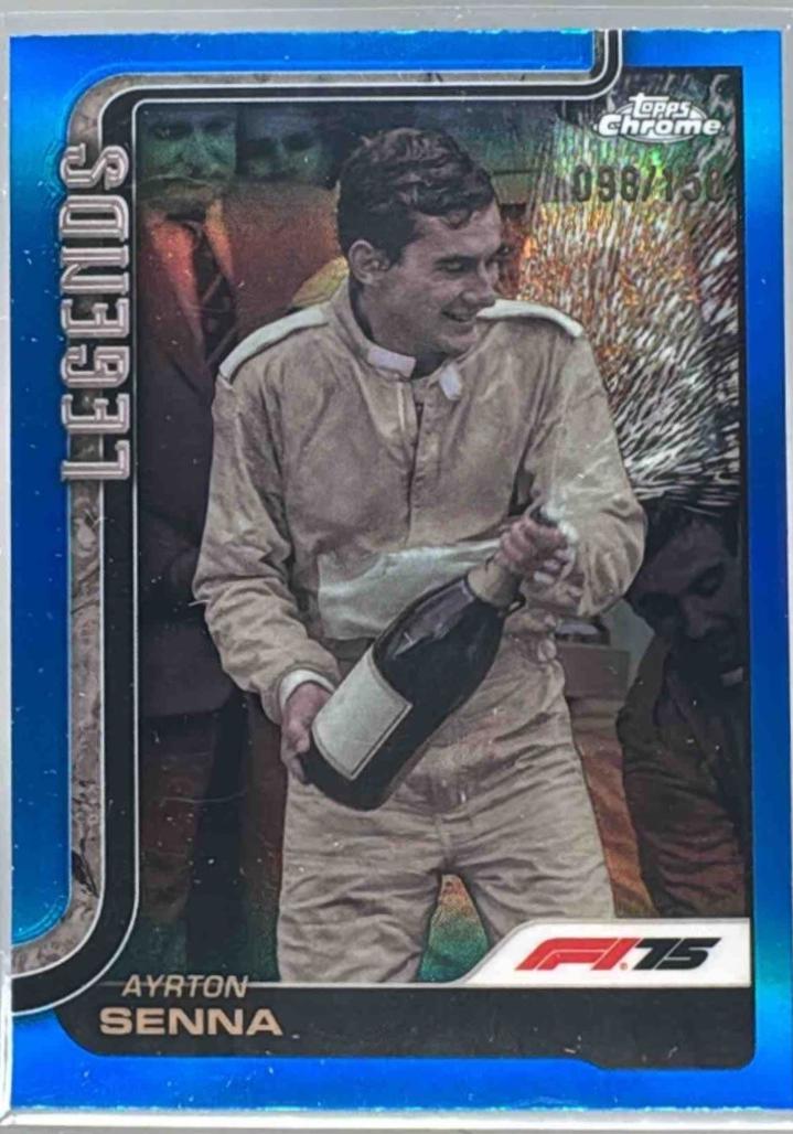 Ayrton Senna [Blue Refractor] #162