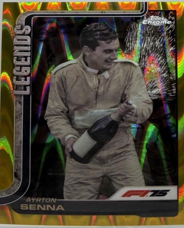 Ayrton Senna [Gold RayWave Refractor] #162