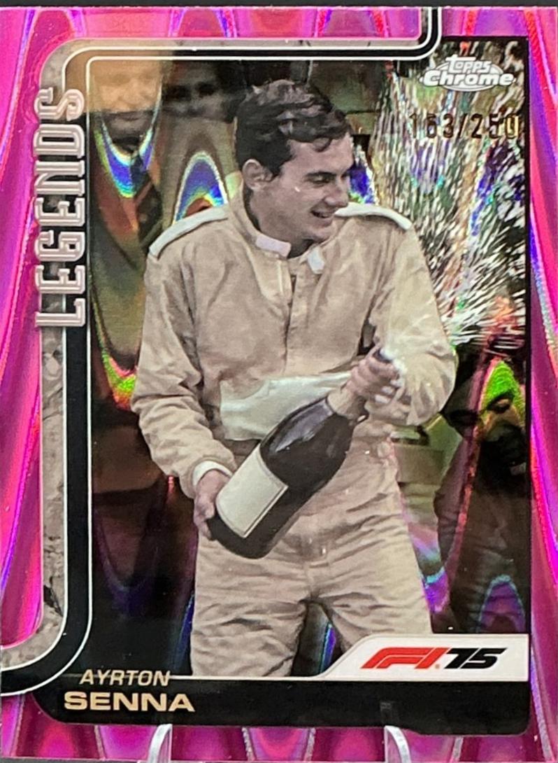 Ayrton Senna [Pink Refractor] #162