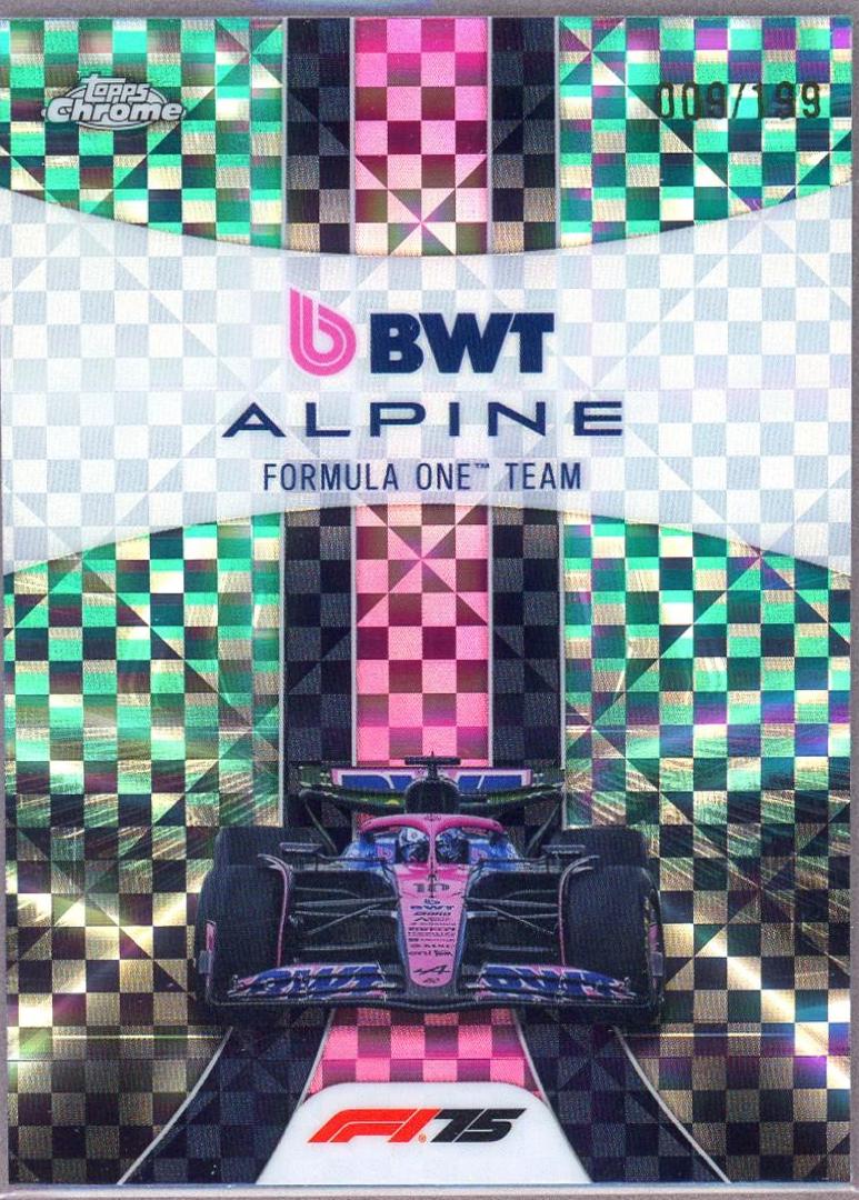 BWT Alpine F1 Team [Aqua Checker Flag Refractor] #181