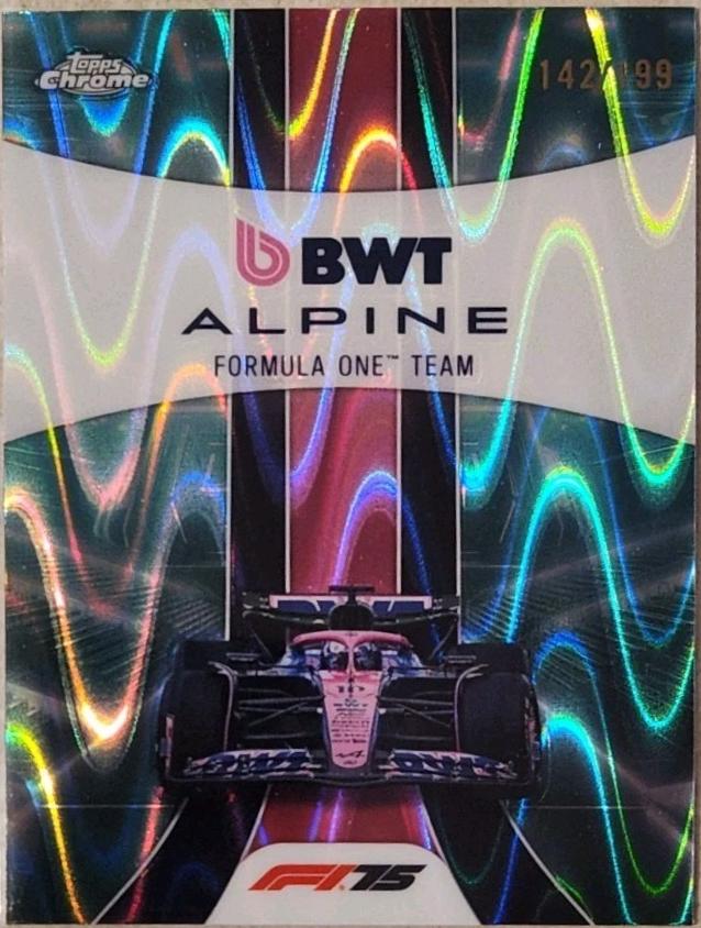 BWT Alpine F1 Team [Aqua Refractor] #181