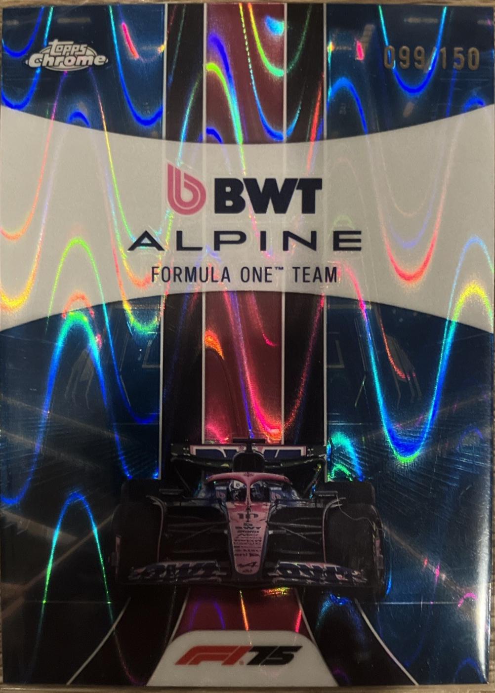BWT Alpine F1 Team [Blue RayWave Refractor] #181