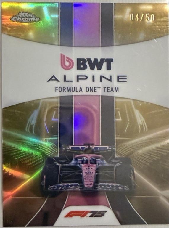 BWT Alpine F1 Team [Gold Refractor] #181