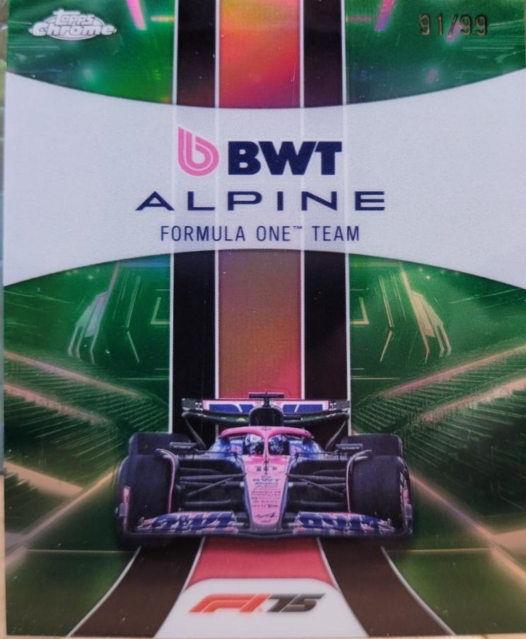 BWT Alpine F1 Team [Green Refractor] #181
