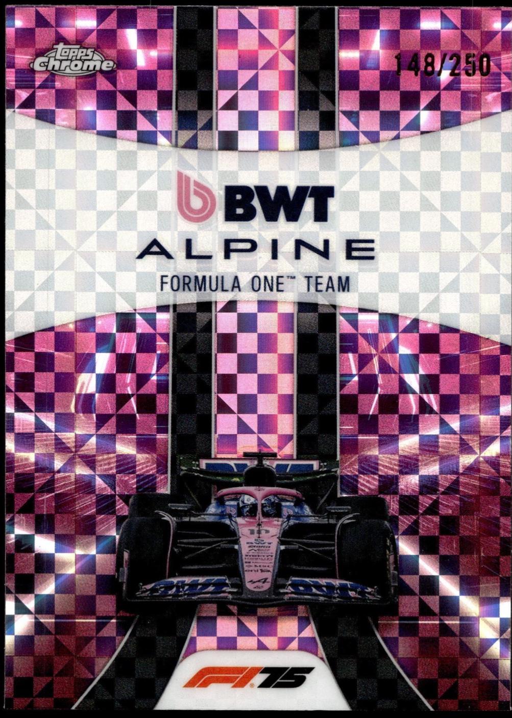 BWT Alpine F1 Team [Pink Checker Flag Refractor] #181