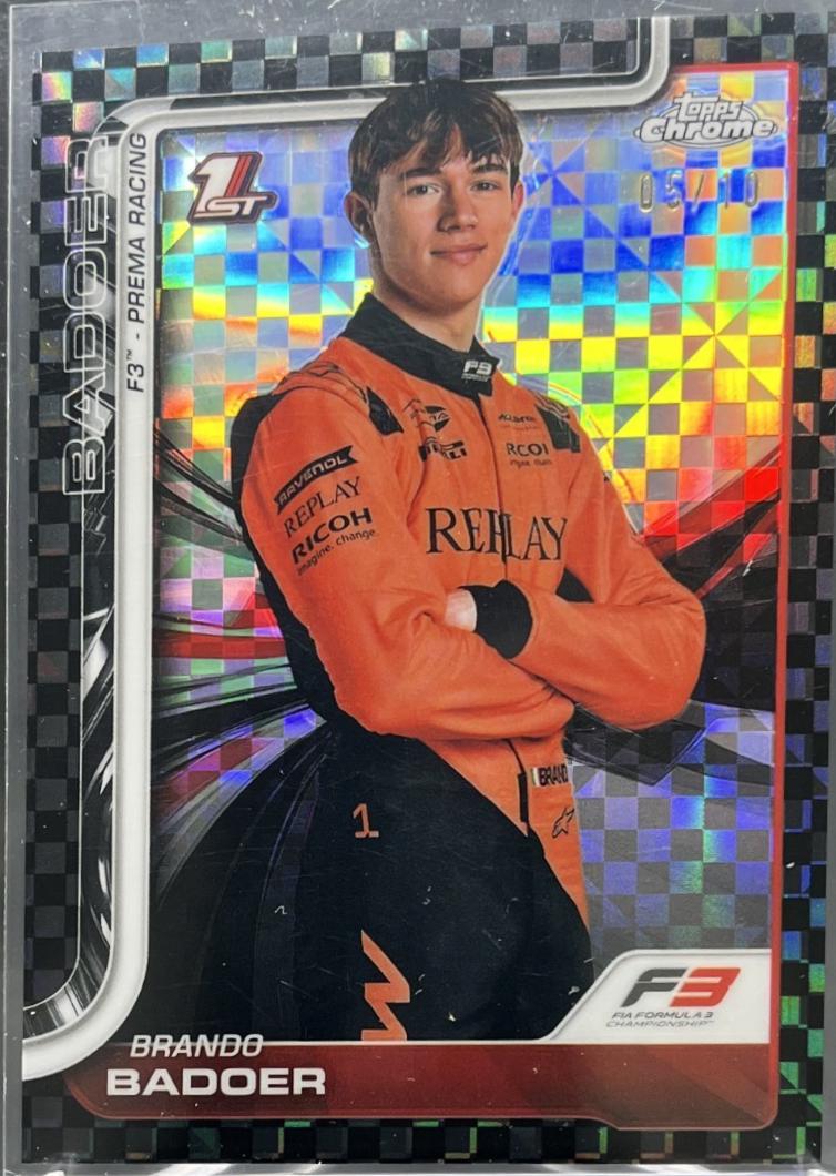 Brando Badoer [Black Checker Flag Refractor] #44