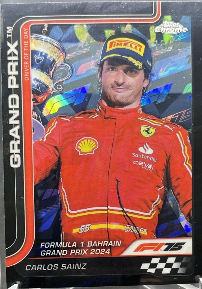 Carlos Sainz [75th Anniversary Refractor] #122