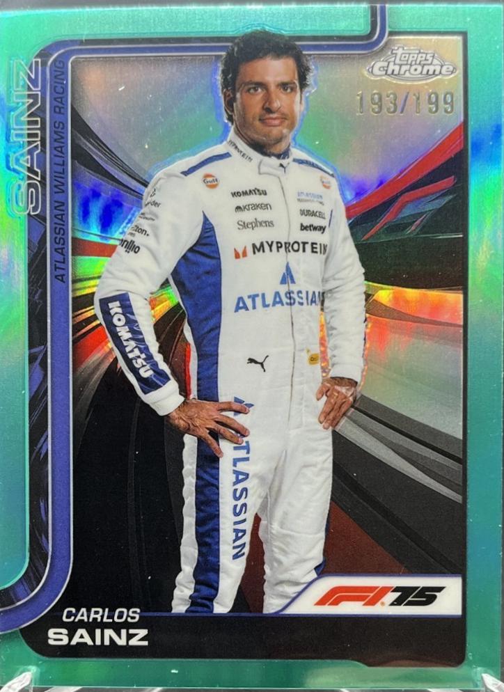 Carlos Sainz [Aqua Raywave Refractor] #18