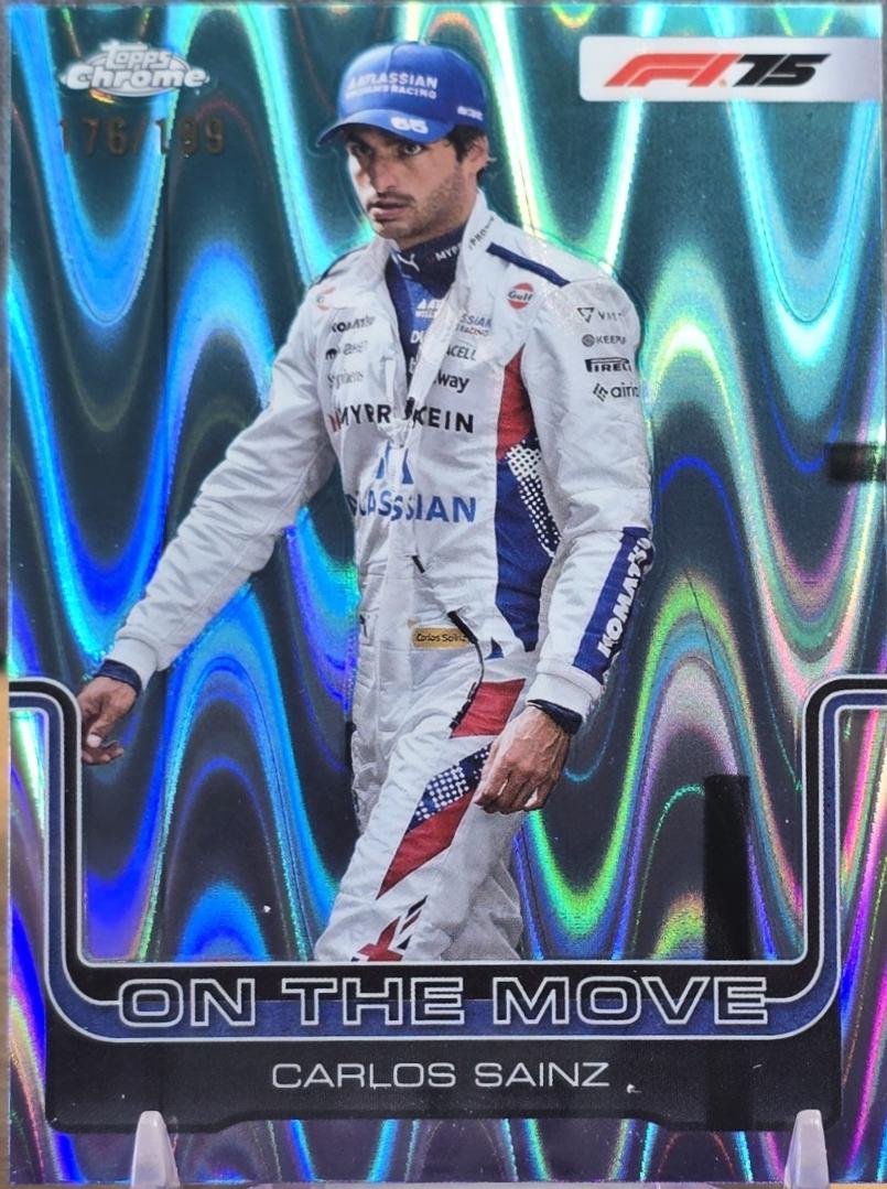 Carlos Sainz [Aqua Raywave Refractor] #189