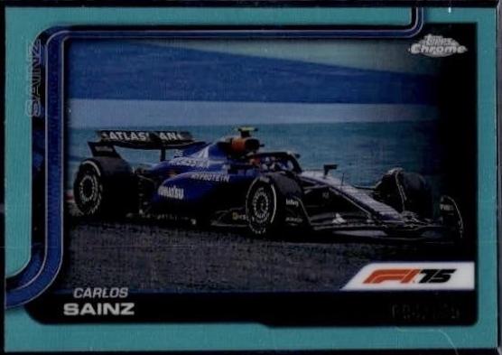 Carlos Sainz [Aqua Refractor] #90