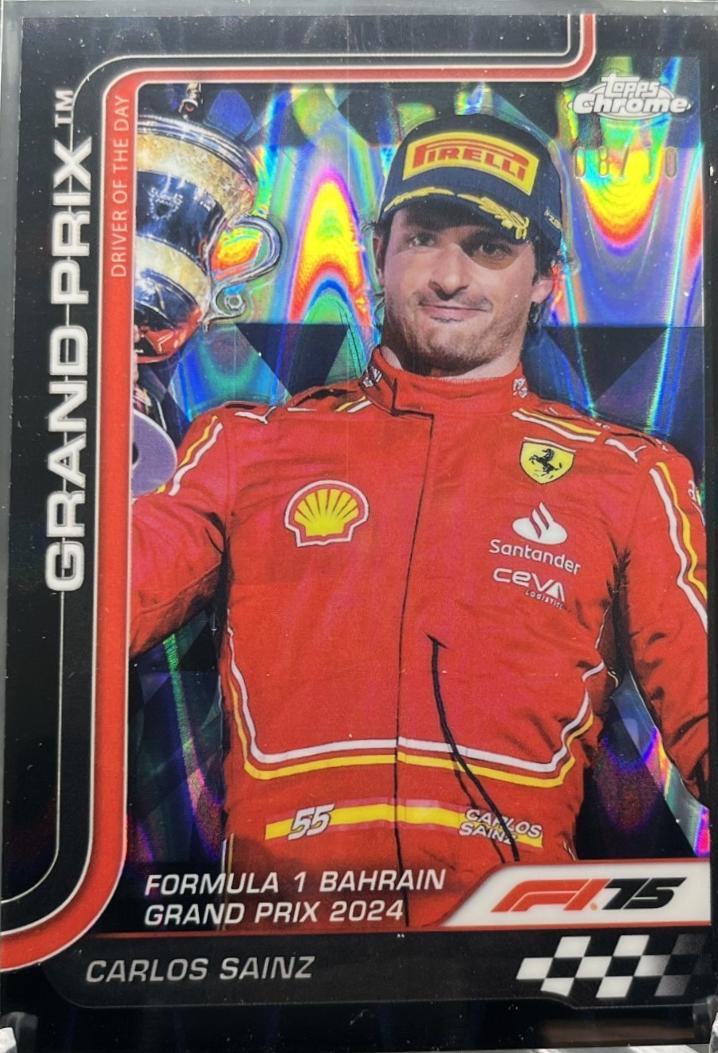 Carlos Sainz [Black RayWave Refractor] #122