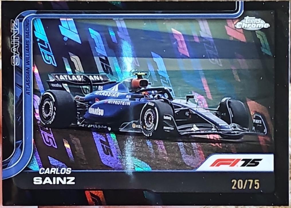Carlos Sainz [Black Refractor] #90