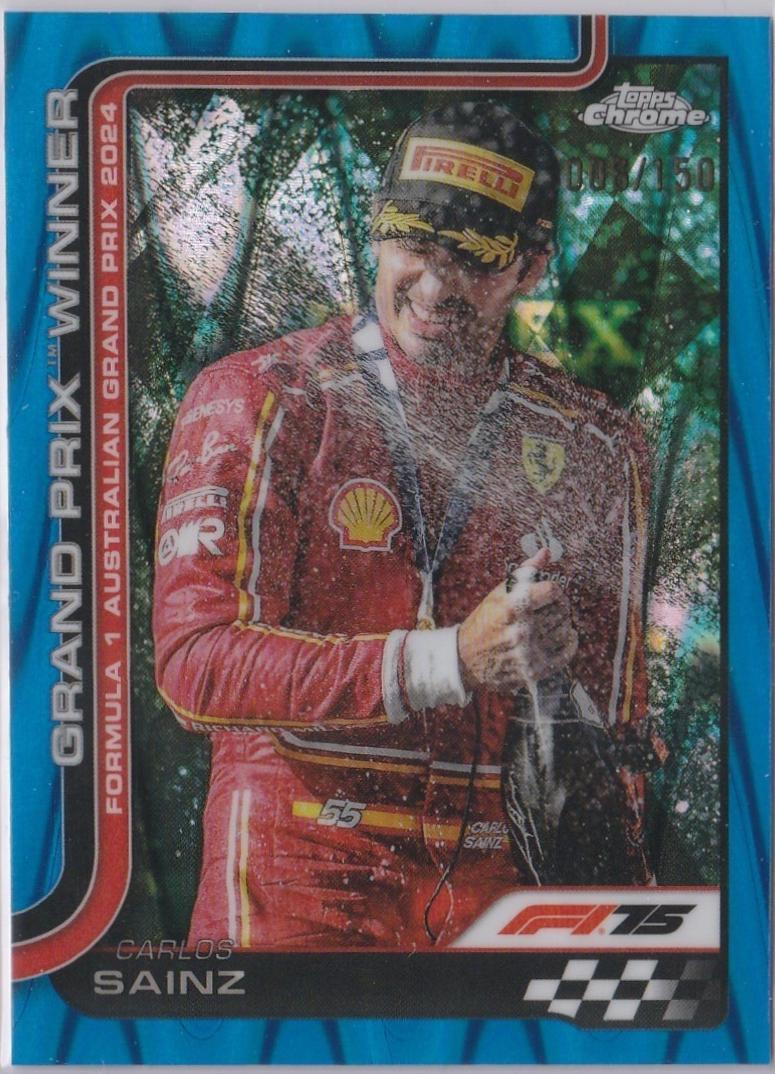 Carlos Sainz [Blue RayWave Refractor] #95