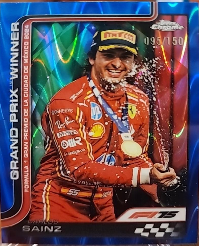Carlos Sainz [Blue Refractor] #112