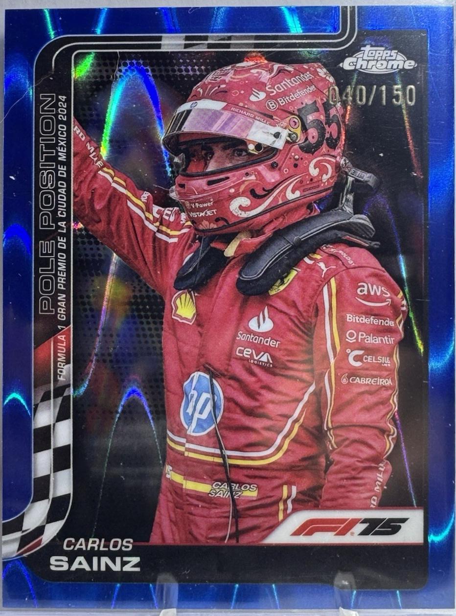 Carlos Sainz [Blue Refractor] #121