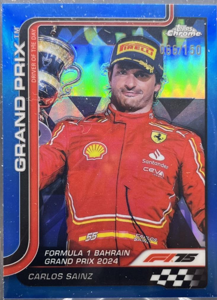Carlos Sainz [Blue Refractor] #122