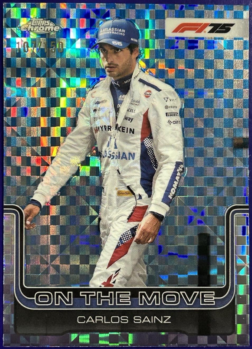 Carlos Sainz [Blue Refractor] #189