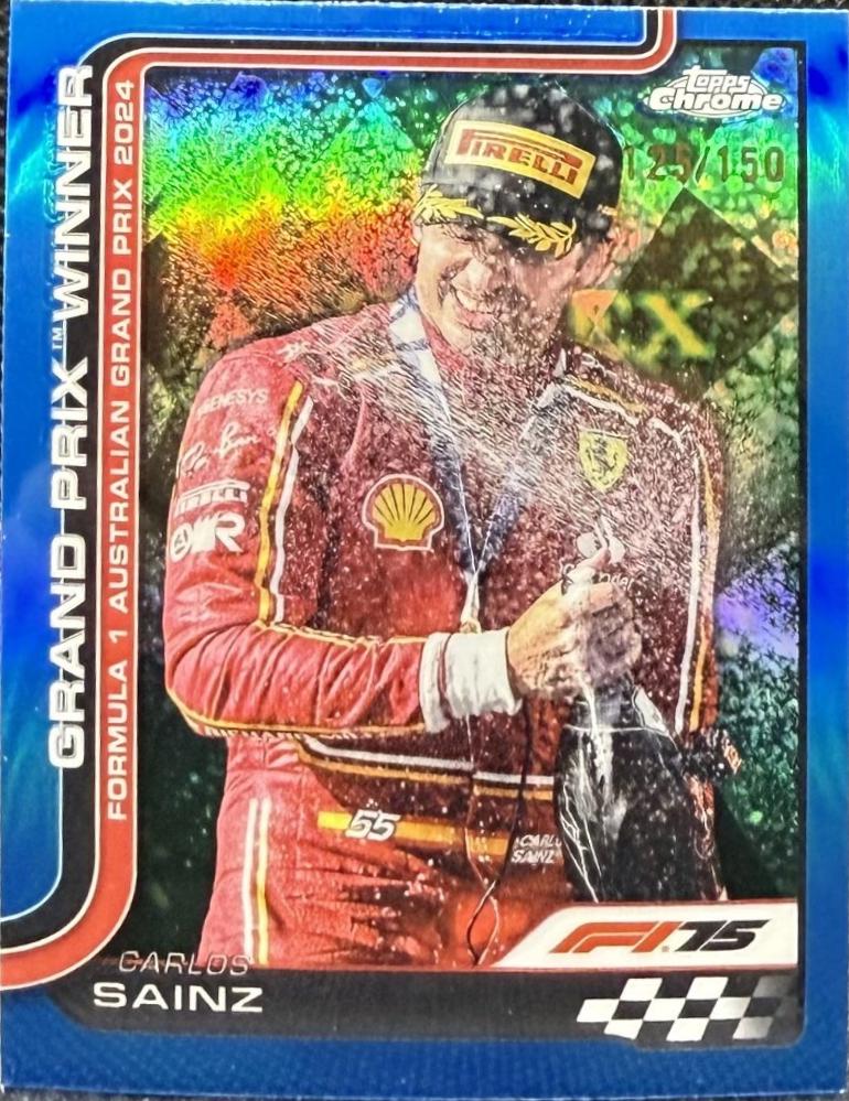 Carlos Sainz [Blue Refractor] #95