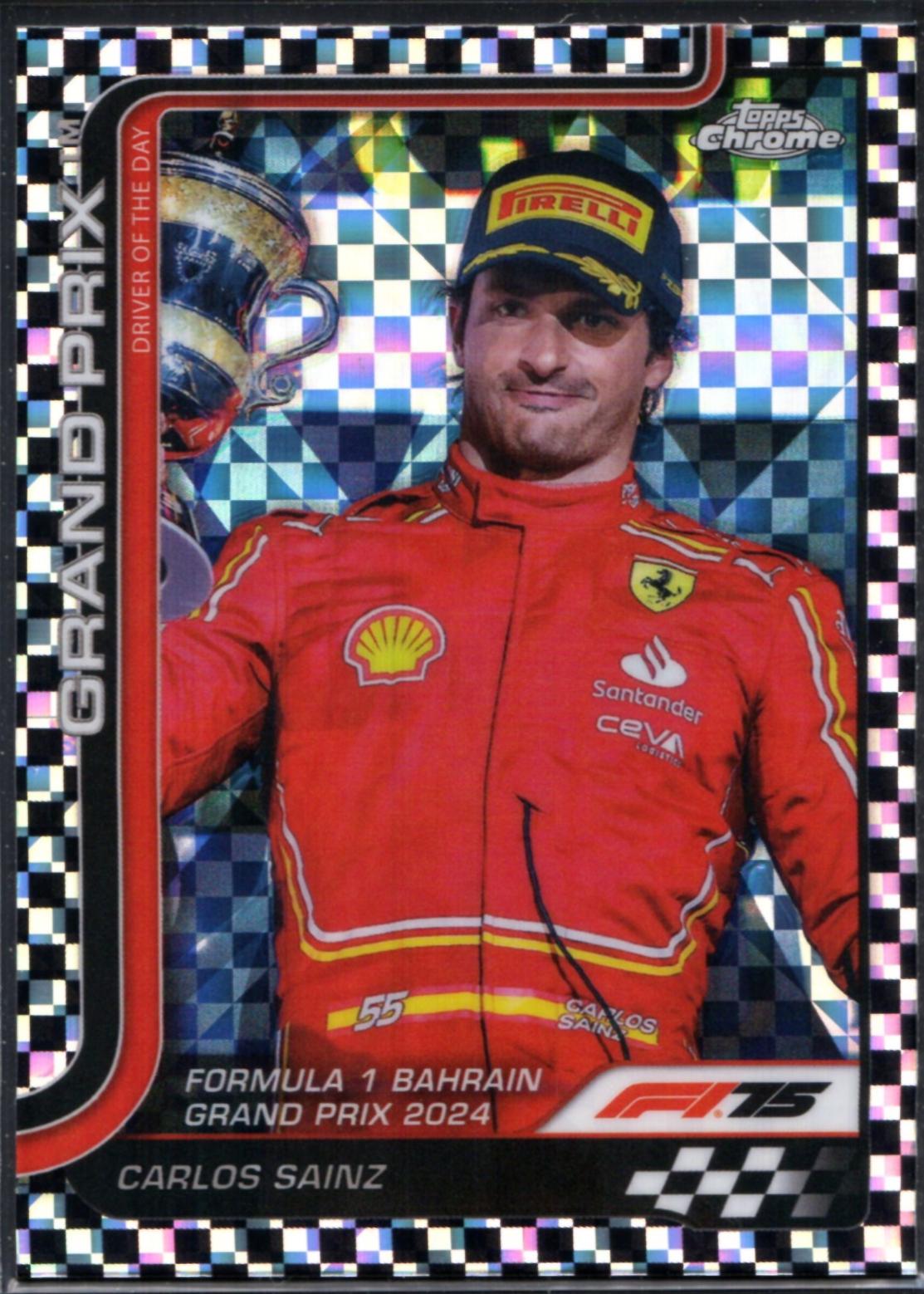 Carlos Sainz [Checker Flag Refractor] #122