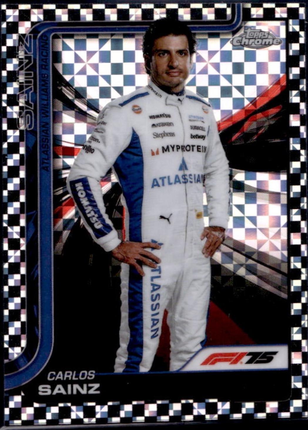 Carlos Sainz [Checker Flag Refractor] #18