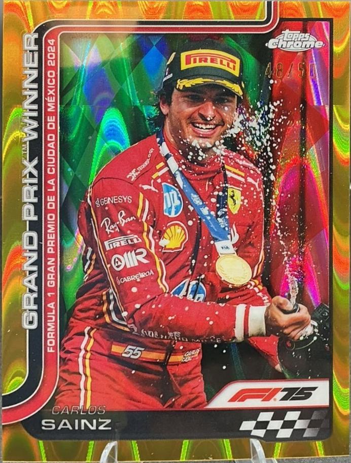Carlos Sainz [Gold RayWave Refractor] #112