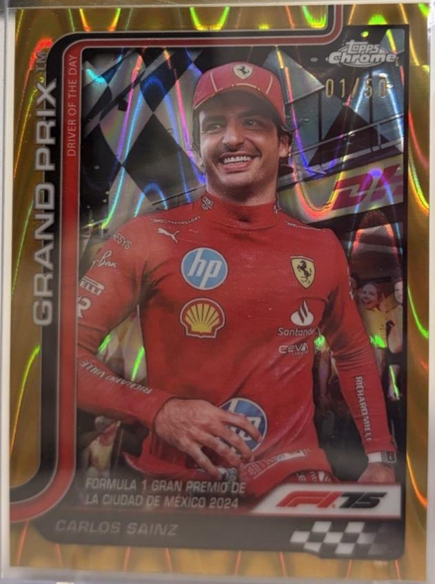 Carlos Sainz [Gold RayWave Refractor] #141
