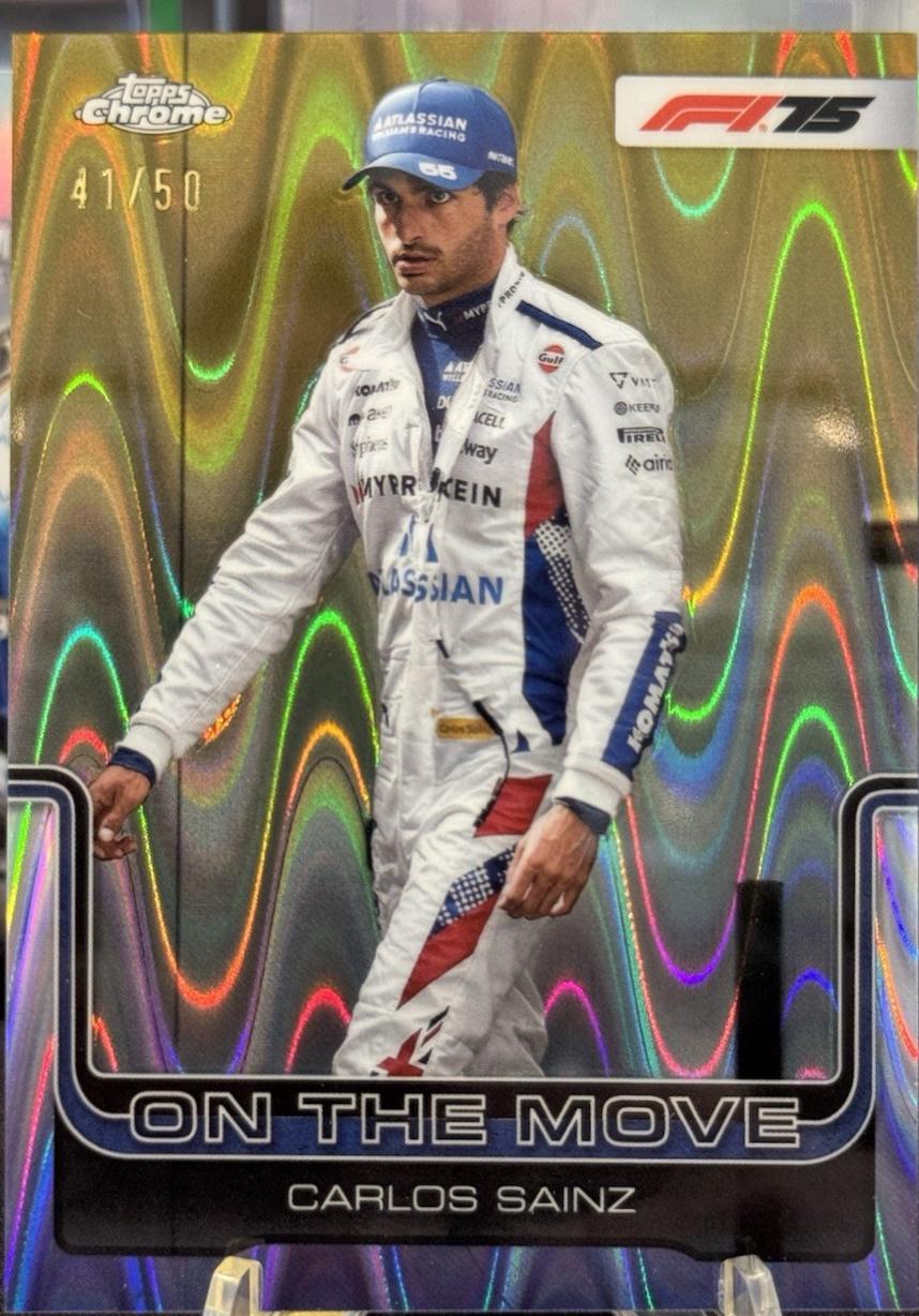 Carlos Sainz [Gold RayWave Refractor] #189