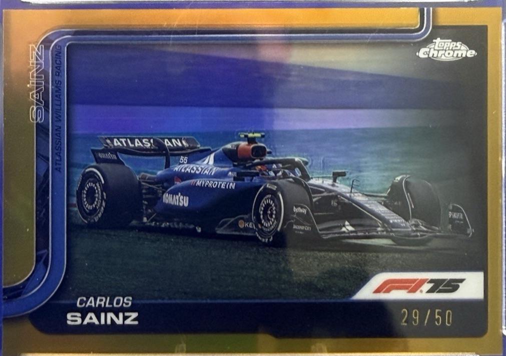 Carlos Sainz [Gold Refractor] #90