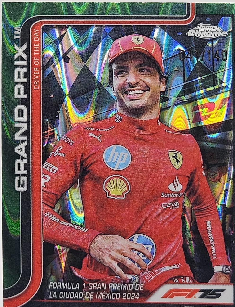 Carlos Sainz [Green RayWave Refractor] #141