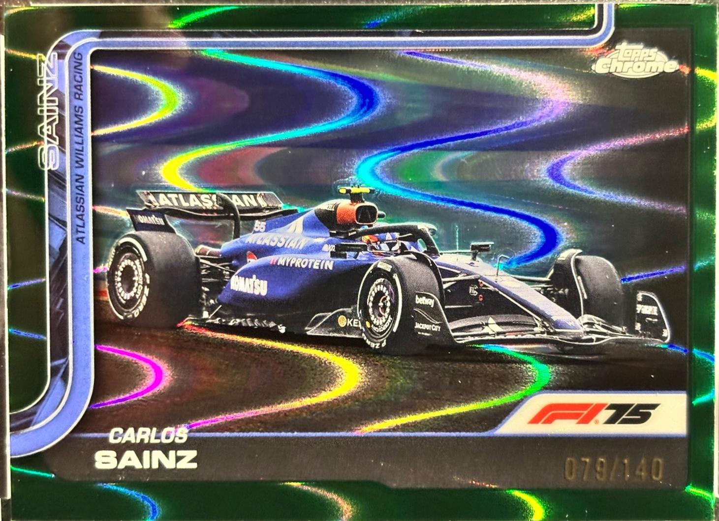Carlos Sainz [Green RayWave Refractor] #90
