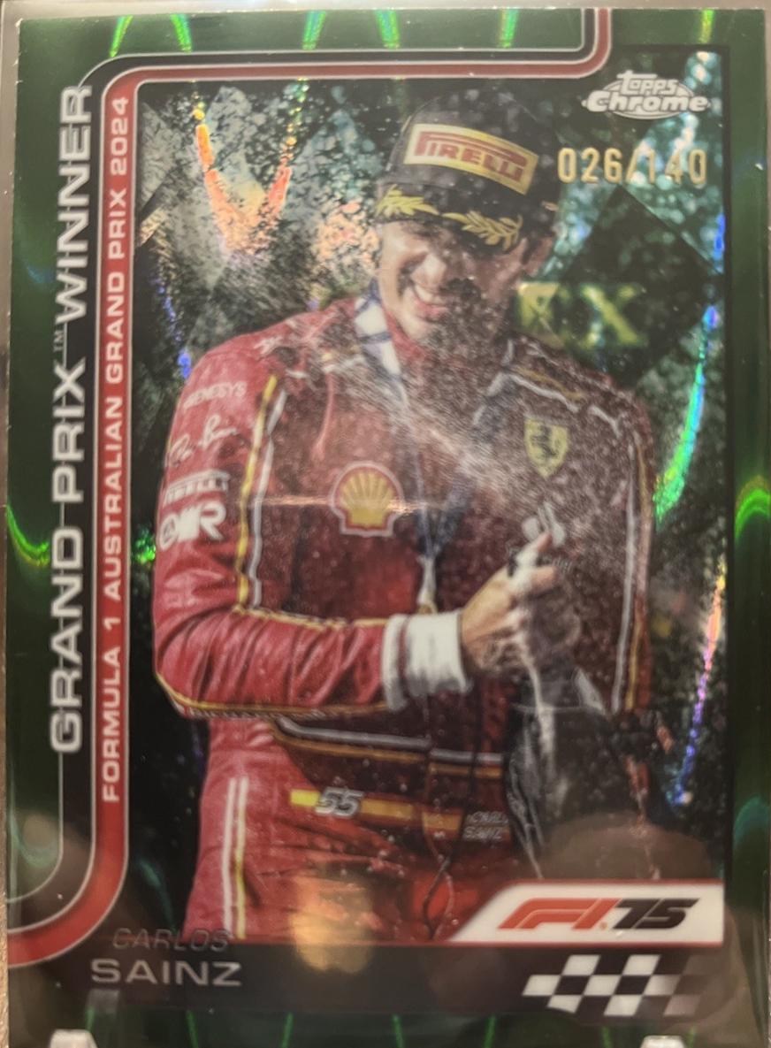 Carlos Sainz [Green RayWave Refractor] #95