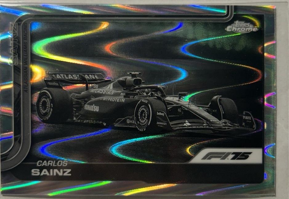 Carlos Sainz [Orange RayWave Refractor] #90