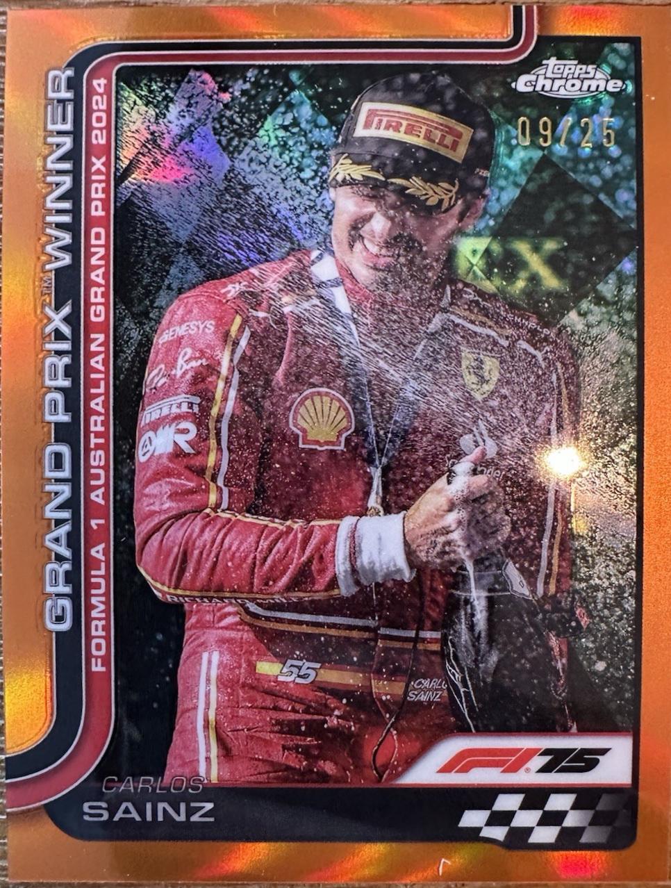 Carlos Sainz [Orange Refractor] #95