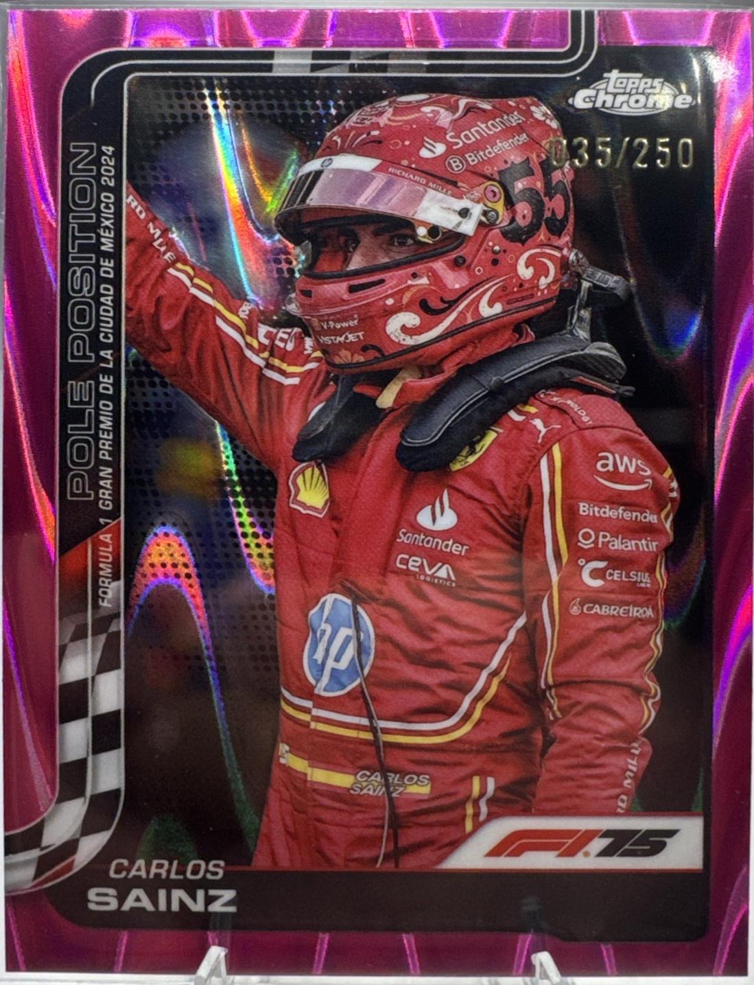 Carlos Sainz [Pink Refractor] #121