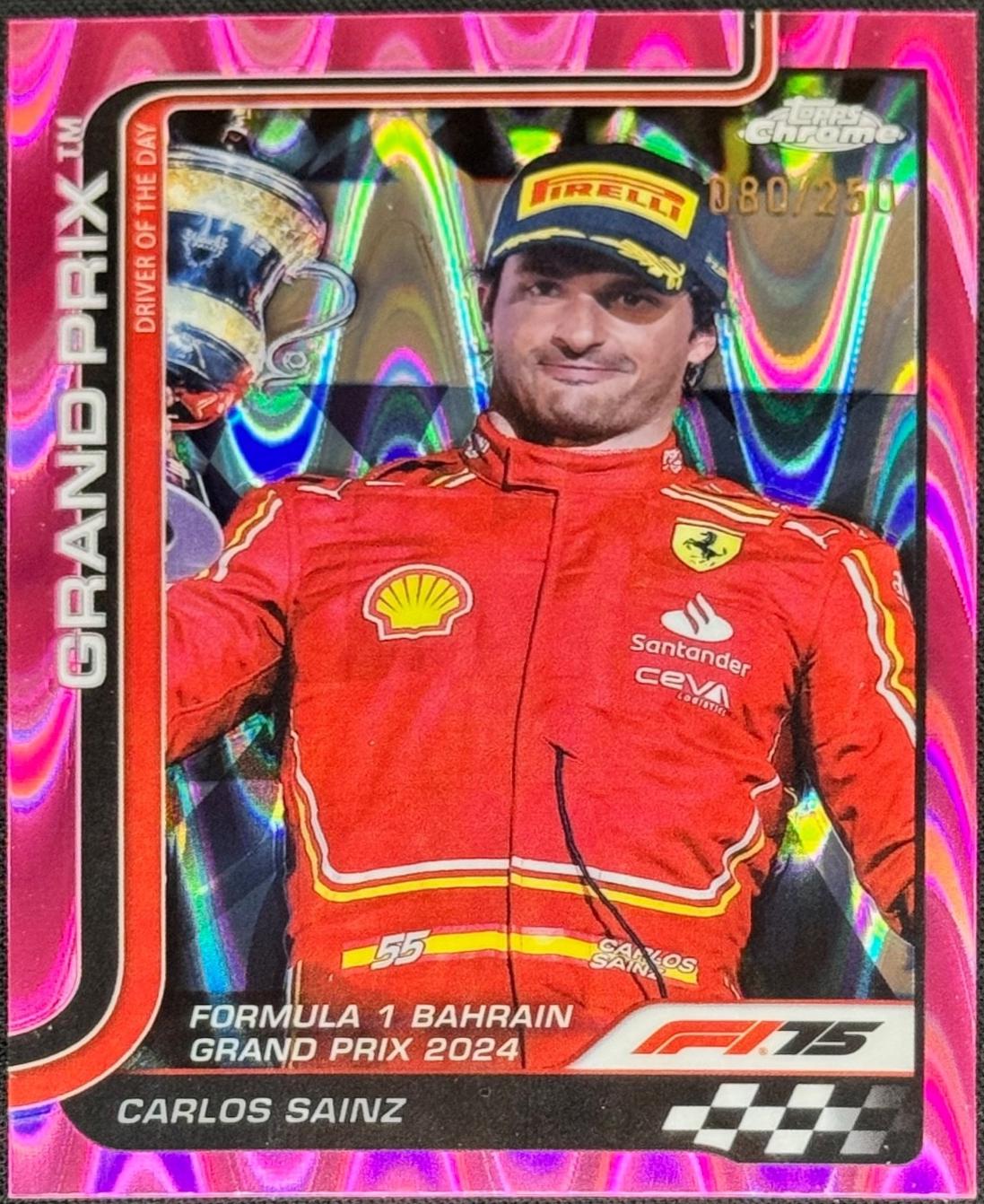 Carlos Sainz [Pink Refractor] #122