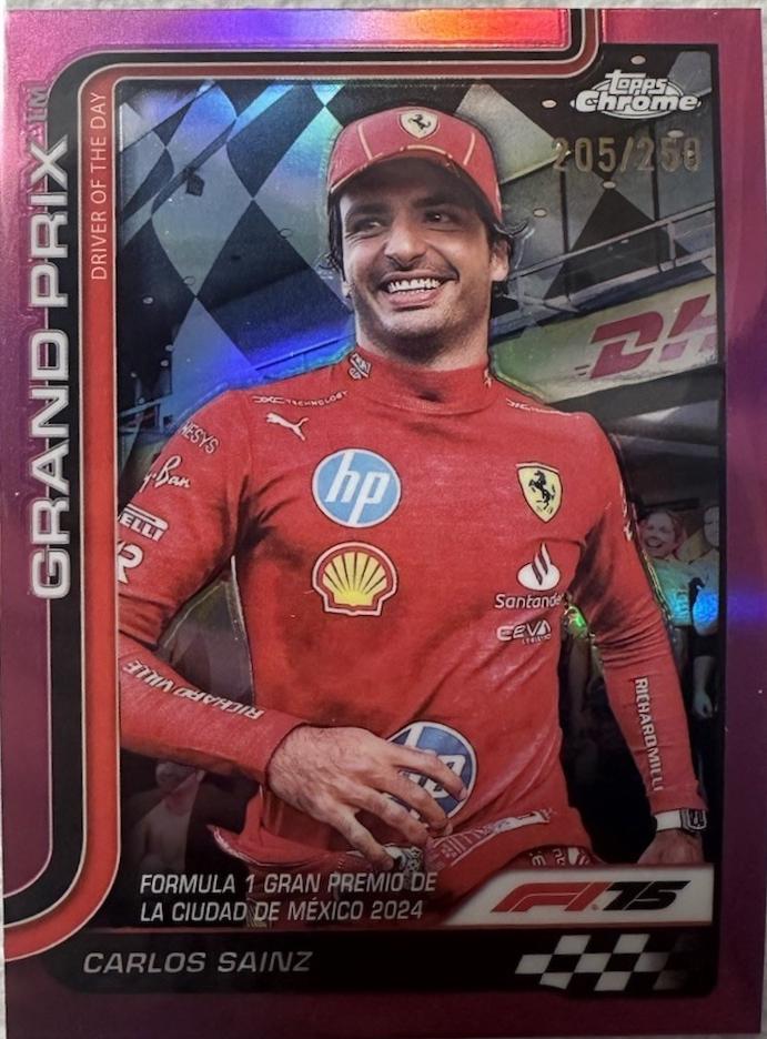 Carlos Sainz [Pink Refractor] #141