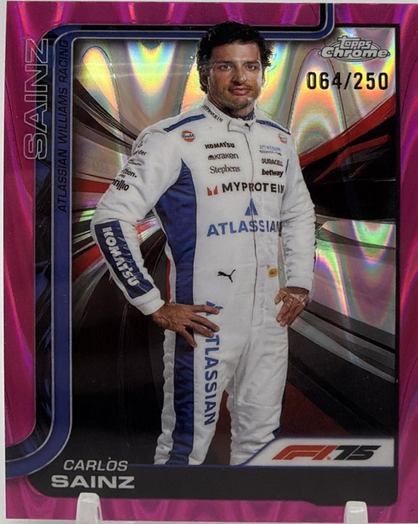 Carlos Sainz [Pink Refractor] #18